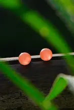 南紅のピアス【天然石・赤色・フレッシュスタイル・本命年対応】