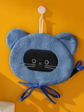 かわいい猫デザインのマルチタオル【キッチン＆バスルーム用】