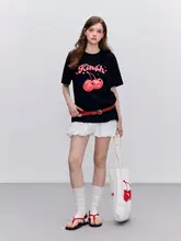 クラシックプリント半袖Tシャツ【春夏用・フィット・カジュアル】