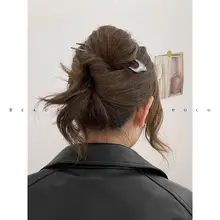 かんざし ヘアアクセサリー レディース シェル U字型 チャイナテイスト 上品 お団子ヘア アップスタイル