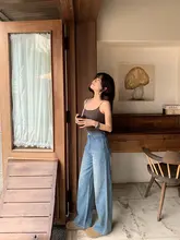 春夏用 雰囲気漂うデニムパンツ【小柄向け・ゆったりストレート】