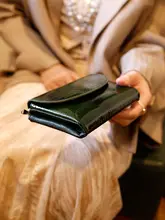 本革 財布 ショート女性 2025 新しい第一層牛革
