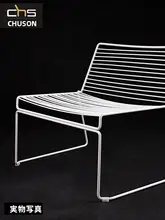 Heeラウンジチェア【シンプルなアイアン製・アウトドア・カフェ用】