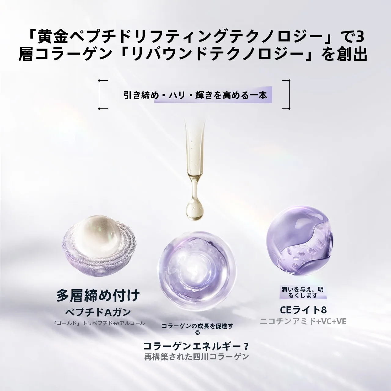 エッセンススティック【抗皺・引き締め・コラーゲン配合】：たるみに効く化粧品の実効性と使用シーン