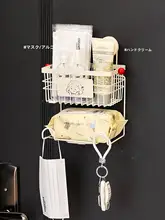 壁掛け式 玄関用傘立て【穴あけ不要・マスク・鍵・小物収納】