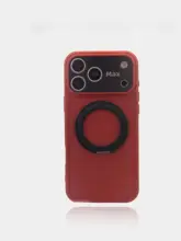 夏にぴったりなバイカラーの液体シリコン製iPhone用ケース【360°回転スタンド付き・強化保護・大きなウィンドウデザイン】