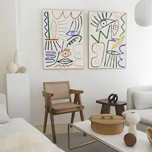 ポップアート抽象デザインの大判壁掛けアート【リビング・子供部屋・寝室用】