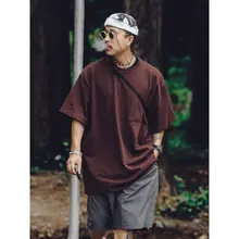 夏用アメリカンストリートスタイルのコットンTシャツ【ゆったりフィット・レトロデザイン・短袖】