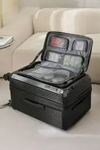 大容量サイドオープンキャリーケース【拡張可能・旅行用・パスポートロック付き】