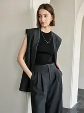 春季通勤に最適！ノーウールとライカ混合のスーツ【女性用・ジャケット＋パンツ】（セットアップ対応）