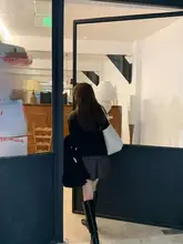 千鳥格のハイウエストショートパンツ【レトロデザイン・ワイドレッグ】（セットアップ対応）