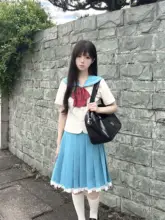 春風を感じる！レディース学院風水手服【ウエストシェイプ・百褶スカート・セットアップ対応】