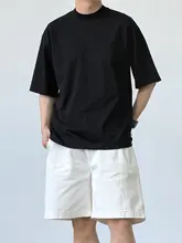 Tシャツ 半袖 ユニセックス ヘビーウェイト 二重リブ クルーネック デコンストラクション おしゃれ カジュアル 夏「BROMAD」
