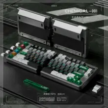 個性的な透光性ATK68用キーボードキーキャップ【PBT＋PC製・夜魔extreme対応】