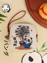 パンダデザイン 迷你ポーチ【かわいい レディース小銭入れ・学生用・鍵用】