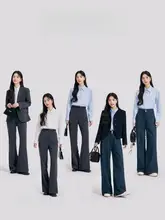 洗練された印象のブルーシャツ【女性用・ビジネス・面接・通勤】