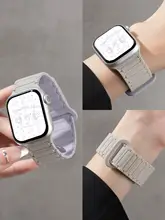 Apple Watch バンド レディース メンズ シリコン マグネット式 スポーツ 夏用 上品