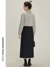 秋冬用 ポロカラー長袖シャツ【ゆったりデザイン・通勤・重ね着に最適】