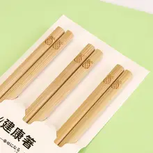 健康的な無漆無蜡の天然竹製訓練用短いお子様用箸【高温耐性・使いやすいデザイン】