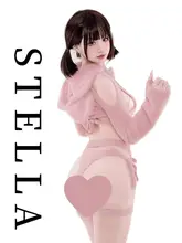 STELLA ピンクの毛並み小熊コスプレセット【二次元制服・おしゃれフォトセッション用】
