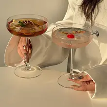 円形の底が広いグラス【デザートカップ・アイスクリーム用・家庭用】
