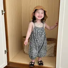 可愛らしいウサギしっぽ付き 蚊防止オールインワン【夏用・軽量・通気性・ヒョウ柄】（セットアップ対応）