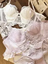 レースベスト 着用可能 薄手 サポート 副乳収集 ソフトスチールワイヤー 下着 セット 純欲
