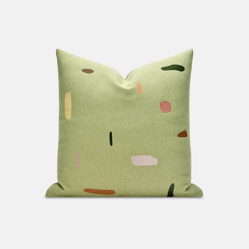 北欧風クッションはどんな風に使うべきですか？幾何学模様の刺繍が生み出す、日常の「くつろぎ」の美学