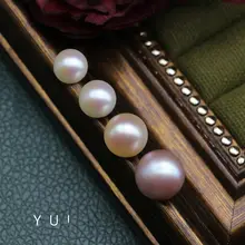S925純銀製 ピアス【小型・天然淡水真珠・シンプルデザイン】