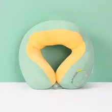 可愛いデザインのU型枕【首 Support・旅行用・携帯便利】