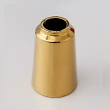 ゴールド陶器製の花瓶【北欧スタイル・インテリア装飾用・ドライフラワー対応】