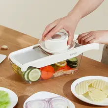 多機能野菜スライサー【家庭用・携帯電話を傷めない・ポテトと大根の千切り】