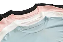 夏用 長袖Tシャツ【クルーネック・UVカット・フィット・天絲素材】