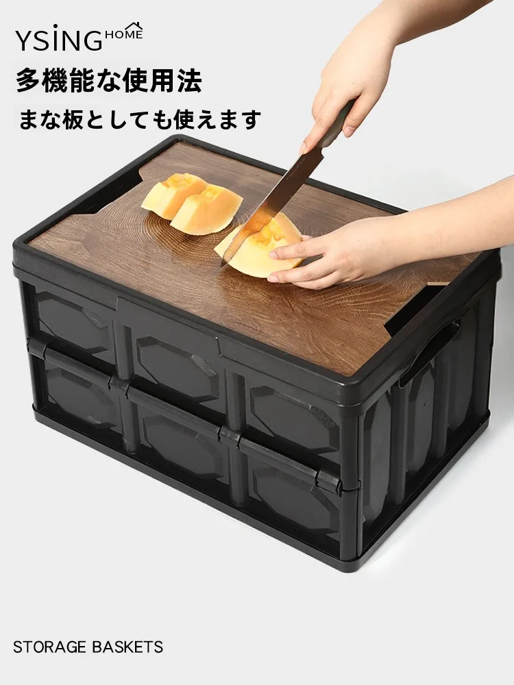 アウトドア用多機能折りたたみ収納ボックス：キャンプトランク収納の実用性と容量の検証
