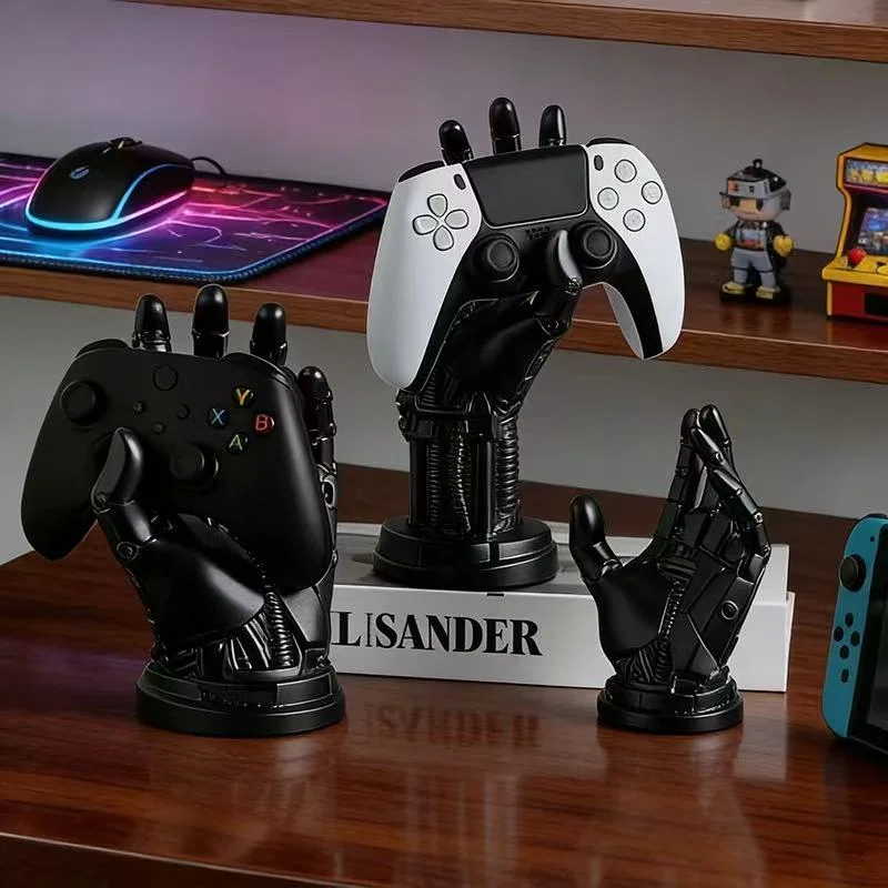 ゲームコントローラースタンド メカニックハンド デスクオーガナイザー インテリアオブジェ ユニーク デスクトップ オフィス