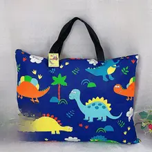 子供用寝具収納袋【キャンバス製・手提げ・幼稚園用】