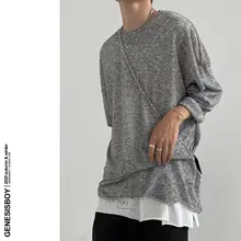 長袖Tシャツ ユニセックス 薄手 通気性 UVカット 重ね着 おしゃれ 「GENESISBOY」