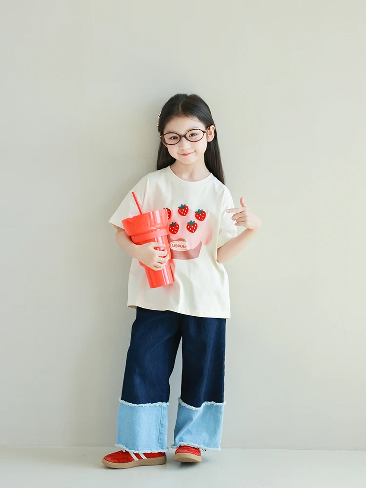 夏のデニムコーデで迷うなら、子供の「フリンジ付きデニムパンツ」が意外と救う理由は？