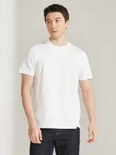 UOE 寒冷シリーズ 140番手 涼感通気性 メンズ クルーネック 半袖Tシャツ【通勤・カジュアル】