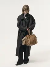 ウールコート レディース 厚手 脱着式ライナー 2WAY 冬