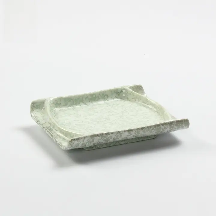 美光焼き 和風陶器 寿司プレート【長方形・冷菜用・小皿】
