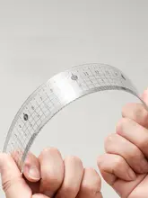 小学生用文具セット【4点セット・透明三角定規・カラフルな波形定規・多機能】
