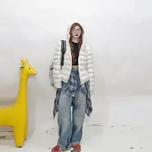 軽量フード付きダウンジャケット【男女兼用・極上の柔らかさ・秋冬用】