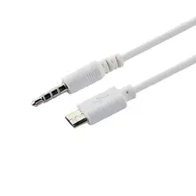 マイクロフォン用音声転換ケーブル【充電対応・防風スポンジ付き】