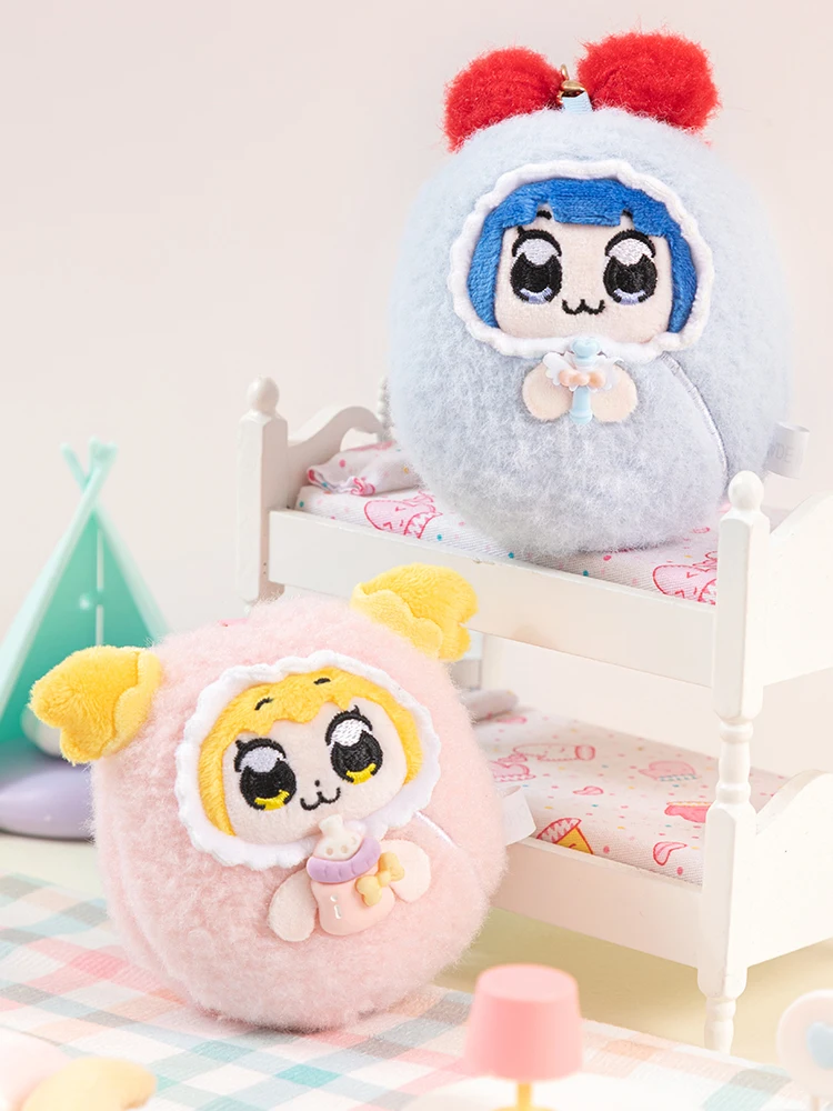 ポップ子とピピの日常！可愛い毛糸ボール付きカートゥーンキーホルダーの実用性とデザイン価値