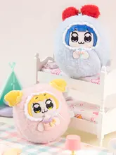 ポップ子とピピの日常！可愛い毛糸ボール付きカートゥーンキーホルダー
