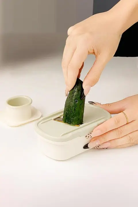 多機能にんにく・しょうがすり器【家庭用・薄切り・離乳食サポート】