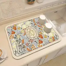 防水仕様のキッチン用デコボコデザインマット【滑り止め・吸水性・耐磨耗】
