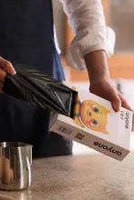 大容量 ブラックゴミ袋【厚手・持ち手付き・家庭用・学生向け】