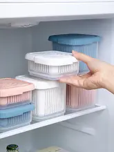 ネギ、生姜、にんにく用保存容器【冷蔵庫用・フルーツ＆野菜収納・水切り機能付き・密閉蓋】
